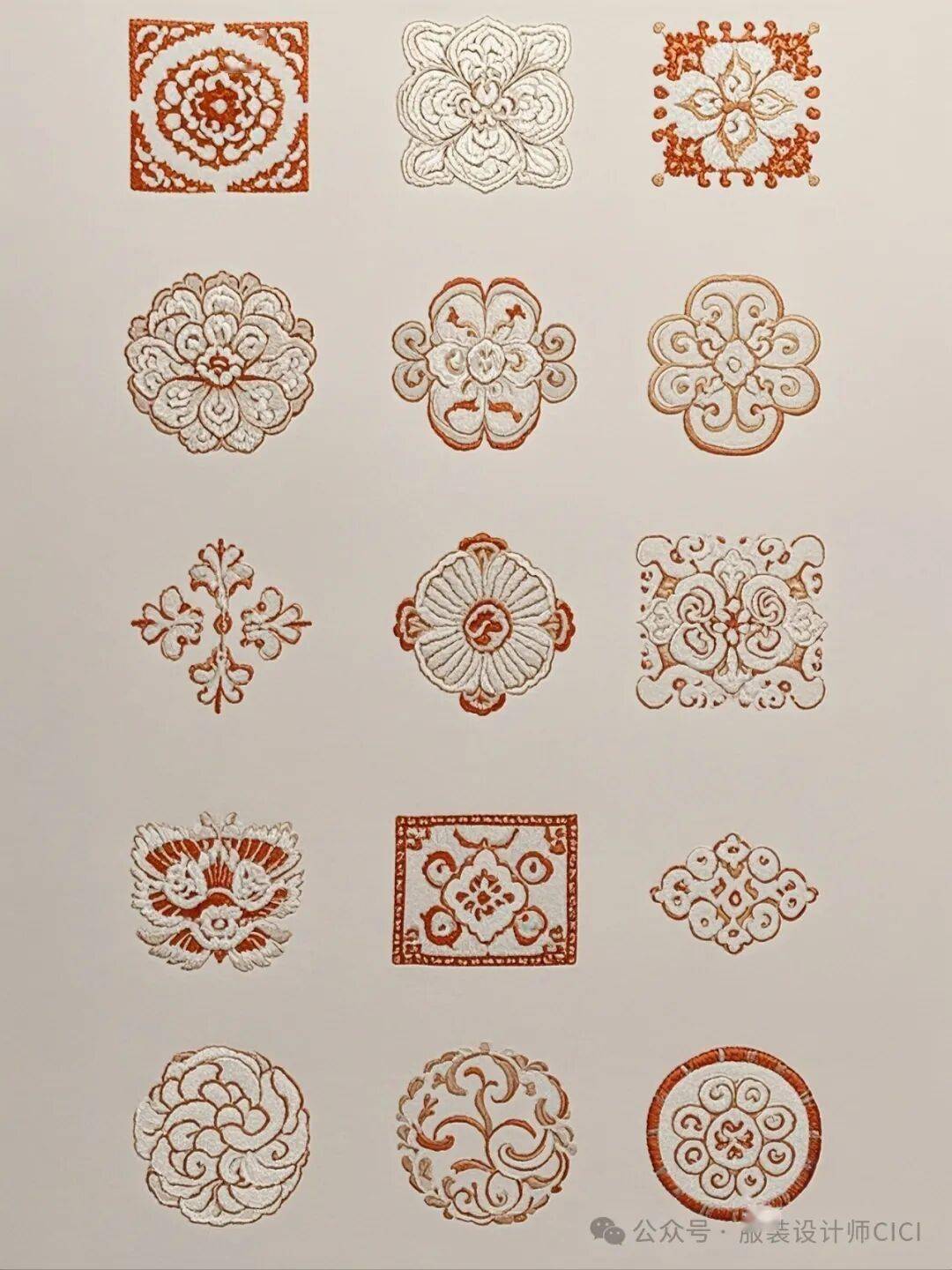 國(guó)風(fēng)古韻-刺繡紋飾紋樣圖案設(shè)計(jì)分享!