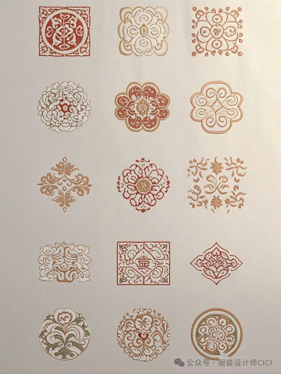 國(guó)風(fēng)古韻-刺繡紋飾紋樣圖案設(shè)計(jì)分享!