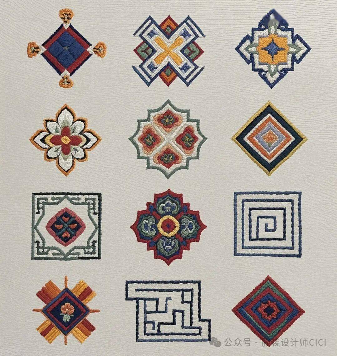 國(guó)風(fēng)古韻-刺繡紋飾紋樣圖案設(shè)計(jì)分享!