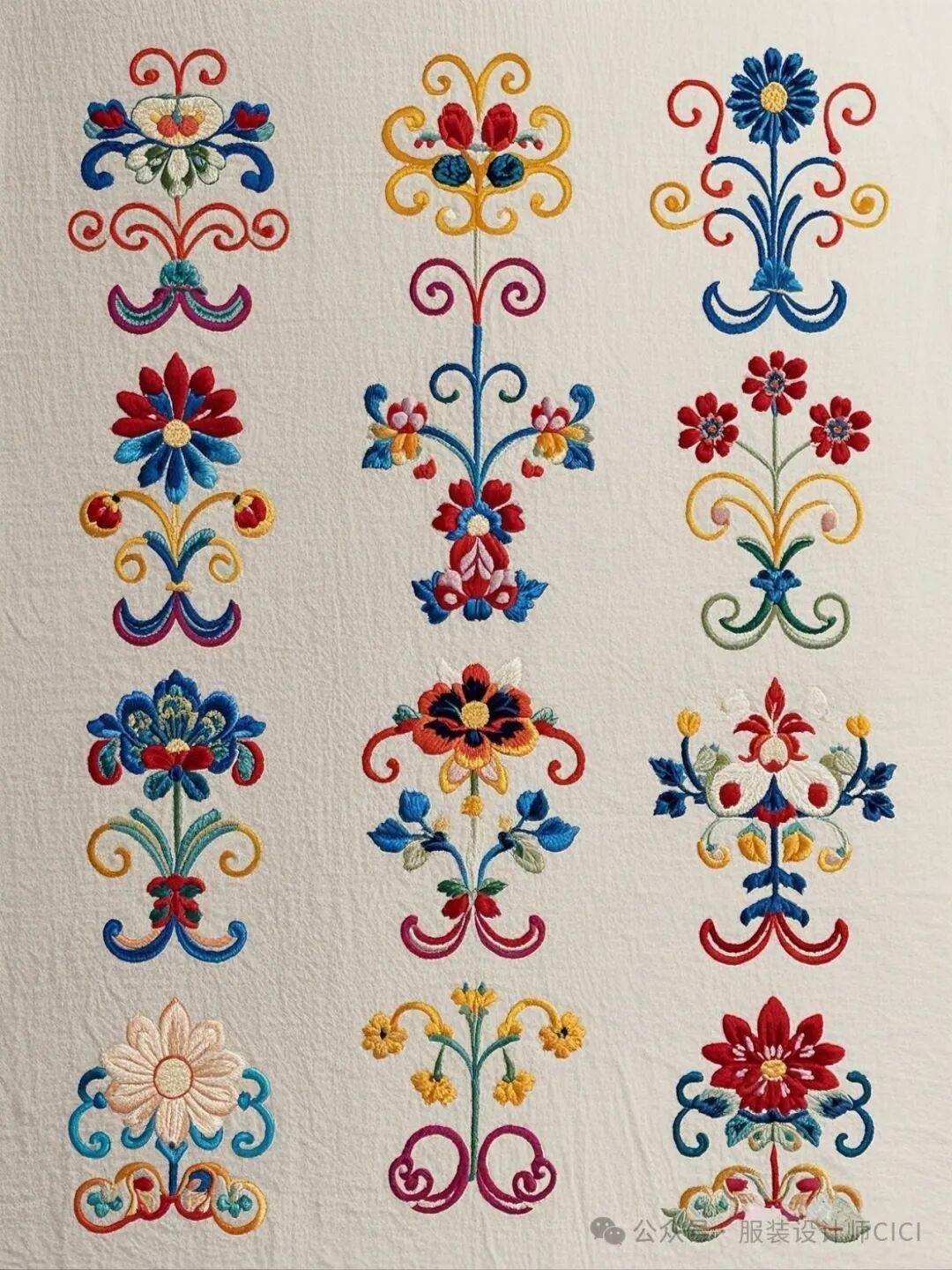 國(guó)風(fēng)古韻-刺繡紋飾紋樣圖案設(shè)計(jì)分享!